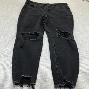 AE black jeggings